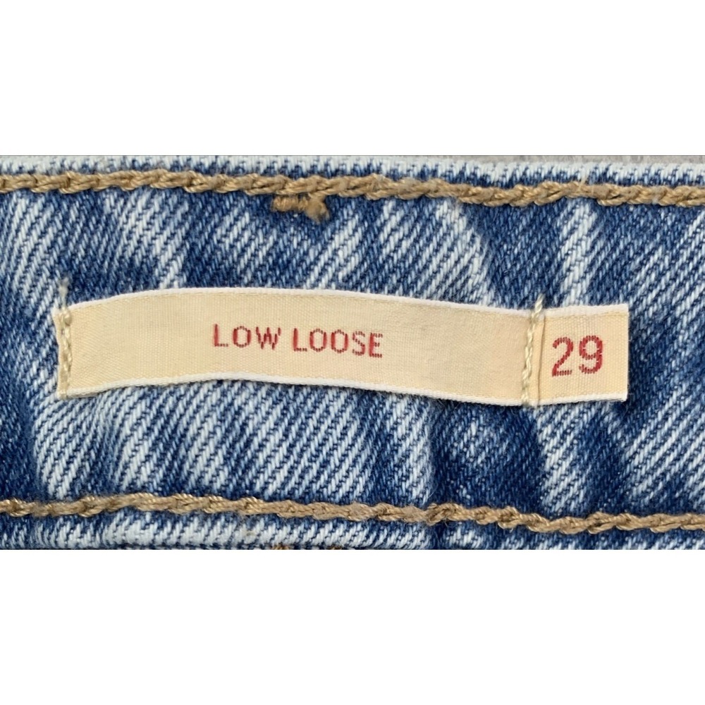 Levi's Light Blue High Rise Wide Leg Jeans - Picture 6 of 11